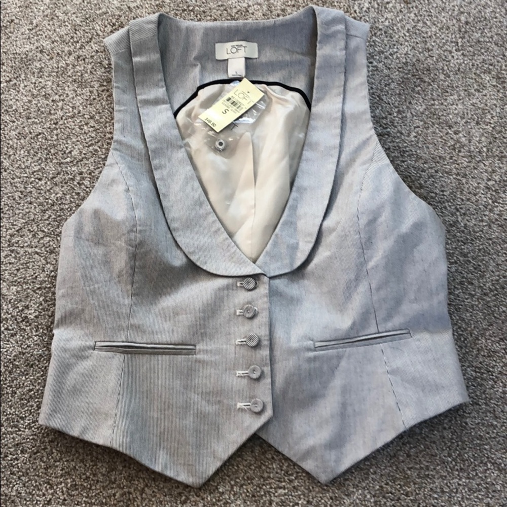 Ann Taylor LOFT vest NWT